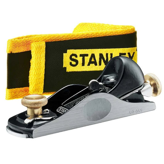 Stanley Pro Tools 13.5° Low-Angle Block Plane with Protective Belt Pouch