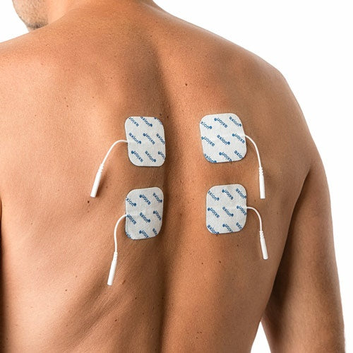 Reusable 4-Piece TENS EMS Gel Electrodes 40x40mm for Pain Relief