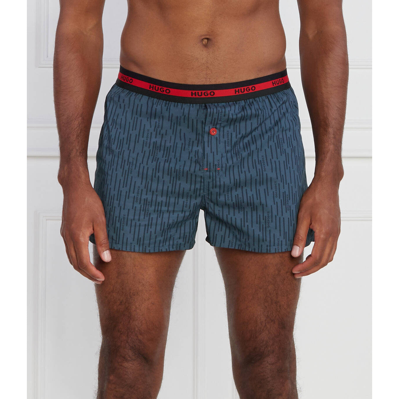 Hugo Boss Men's Premium Cotton Boxer Shorts 2-Pack: Comfort, Style, Logo Waistband