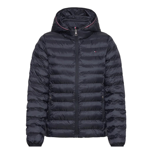 Tommy Hilfiger Women's Padded Global Stripe Jacket – Cozy, Chic, Sustainable