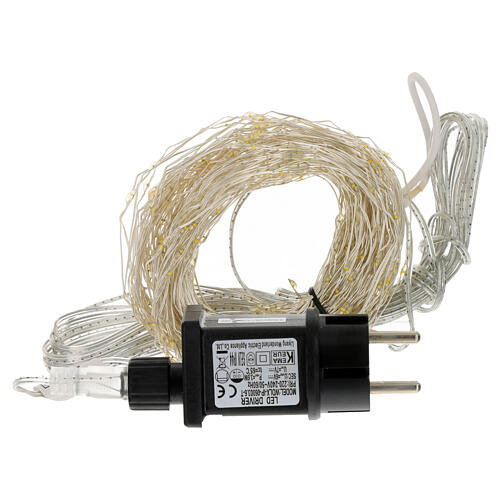 672 Warm White MicroLED Christmas Tree Lights 83 in Silver Wire Indoor/Outdoor IP44