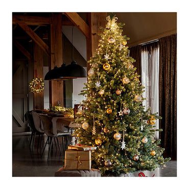672 Warm White MicroLED Christmas Tree Lights 83 in Silver Wire Indoor/Outdoor IP44