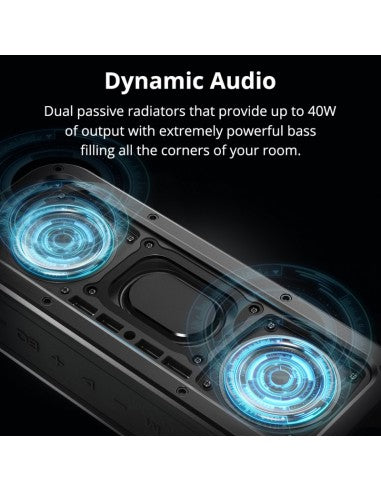 Tronsmart Element Force SoundPulse: Waterproof 40W Portable Bluetooth Speaker with Deep Bass