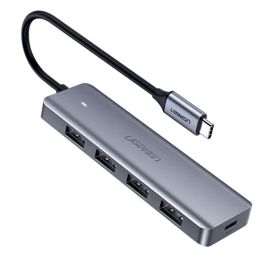 UGREEN Ultra Slim 4‑Port USB‑C Hub with 5Gbps Data Transfer - Gomix Brands Outlet