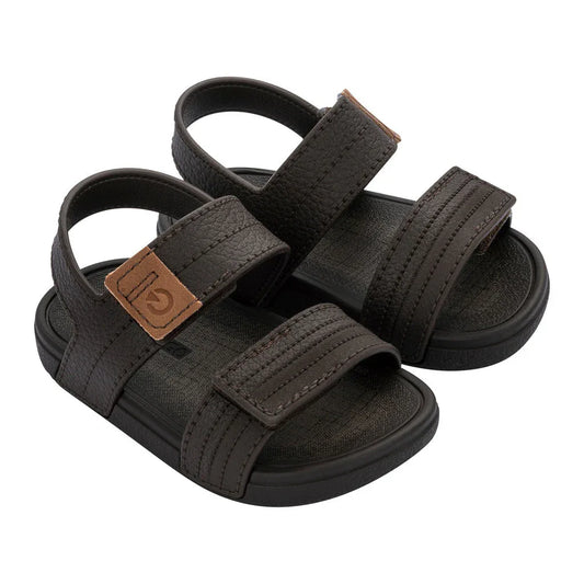 Cartago Dakar Brown Boys Sandal with Adjustable Velcro Straps. - Gomix Brands Outlet