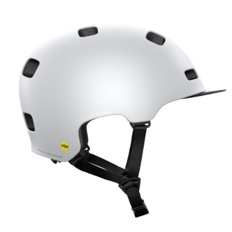 POC Crane MIPS Durable Cycling Helmet - Hydrogen White Matt for City & Dirt