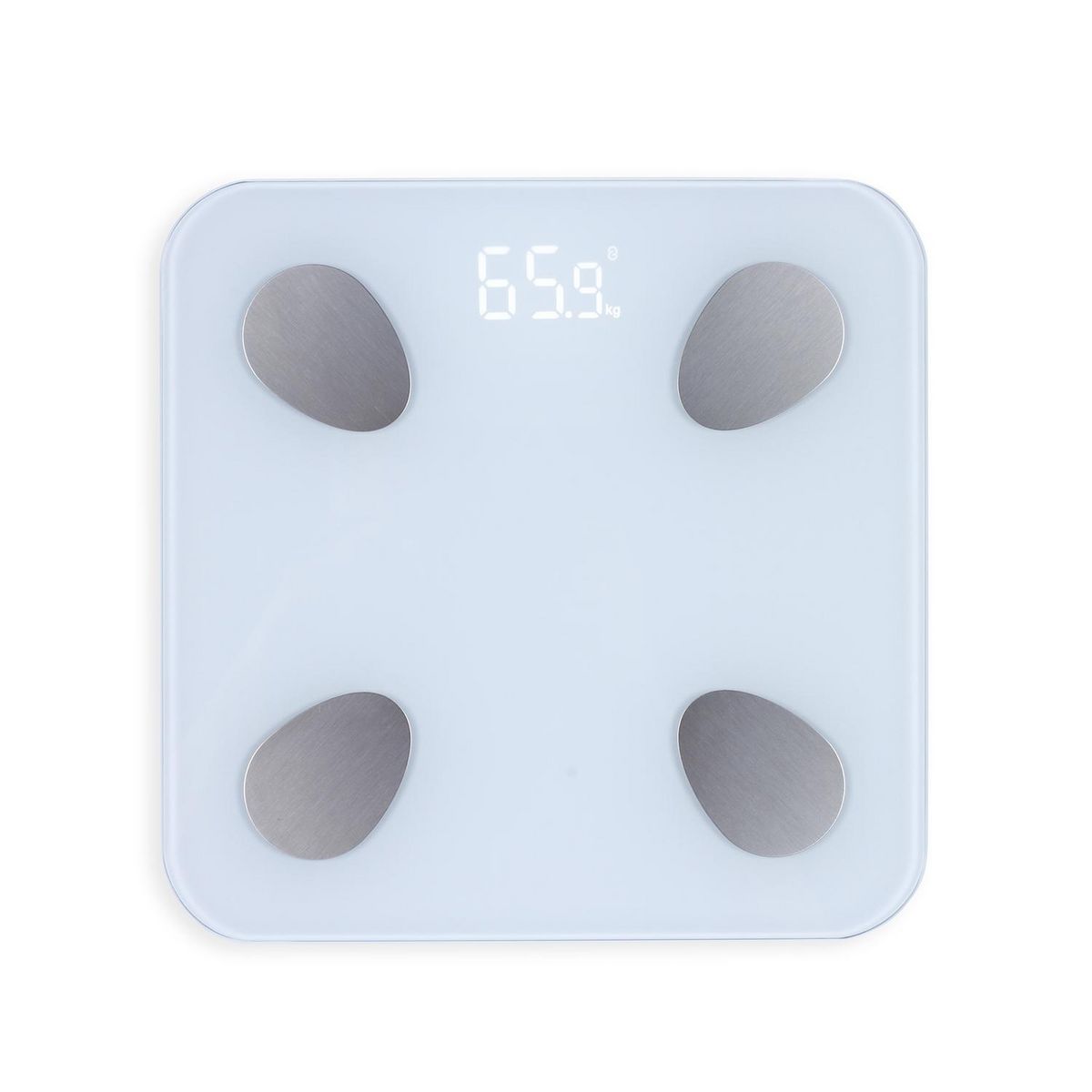 LIVOO Smart Connected Body Weight Scale: 180kg Capacity, 100g Precision