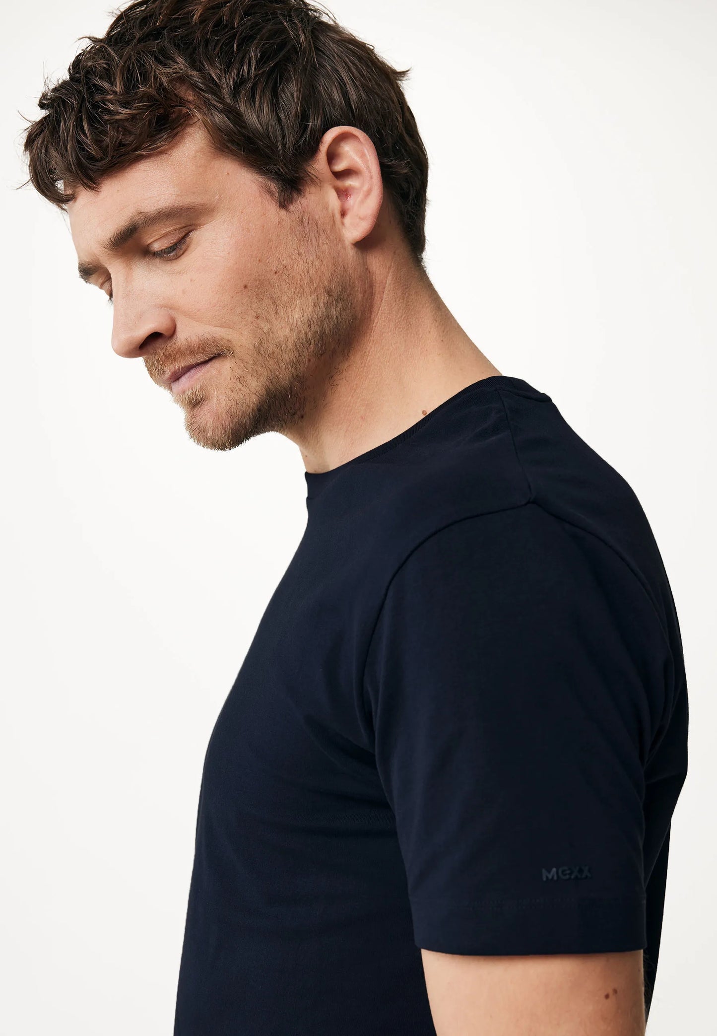 Mexx Oliver Basic Men's Slim Fit T-Shirt Cotton Black