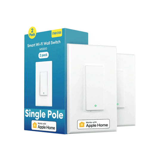 Meross MSS510HK Smart Light Switch – HomeKit, Alexa, Google Assistant