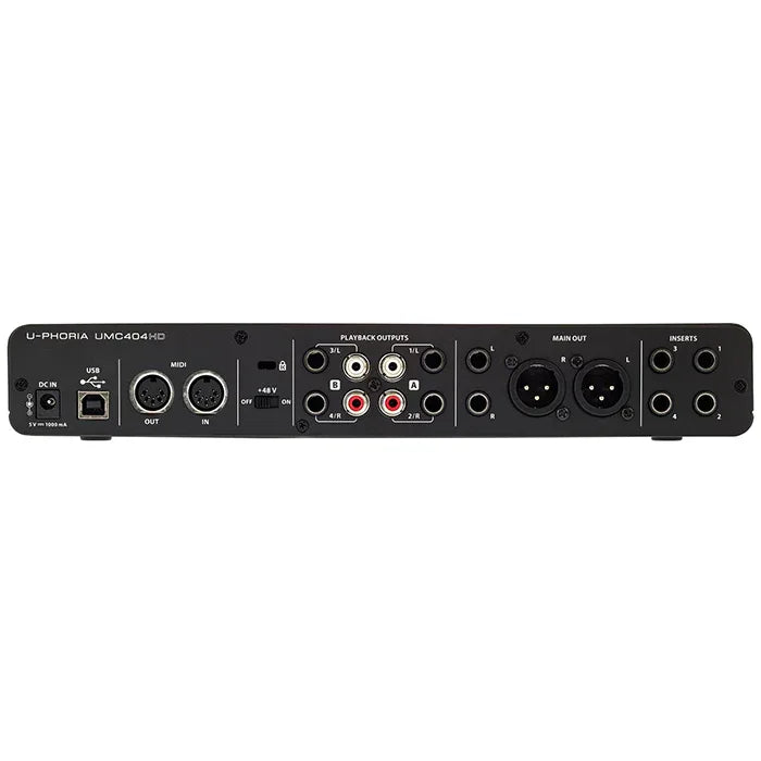 Behringer U-PHORIA UMC404HD 4-in/4-out USB Audio Interface 24-bit 192kHz - Gomix Brands Outlet