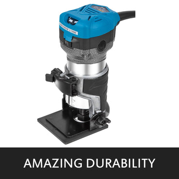 VEVOR 1.25HP Compact Router Kit with Variable Speed, Plunge & Tilt Bases
