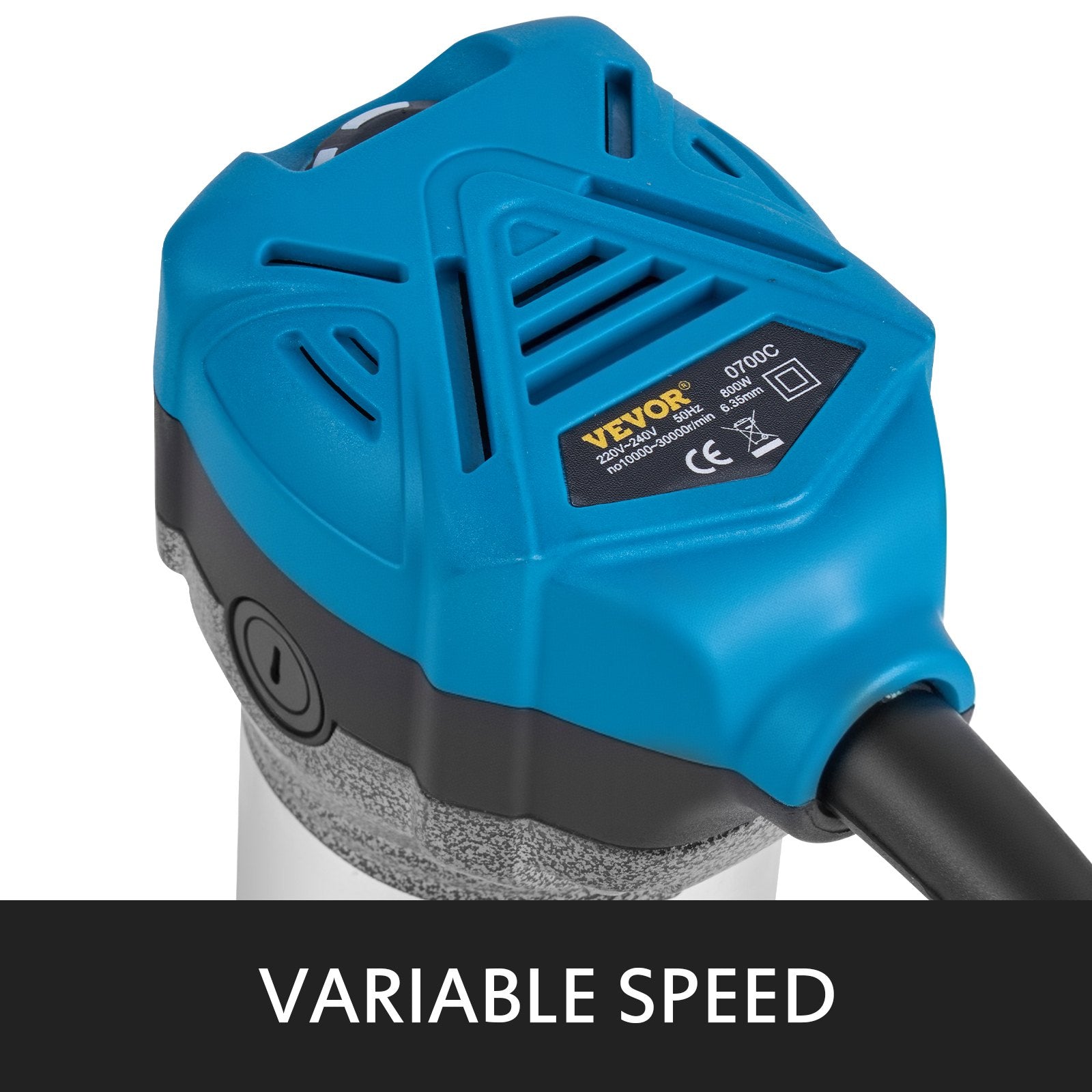 VEVOR 1.25HP Compact Router Kit with Variable Speed, Plunge & Tilt Bases
