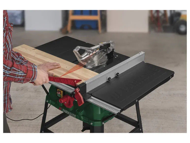 PARKSIDE PTKS 2000 Table Saw – 2000W Power, Laser Guide