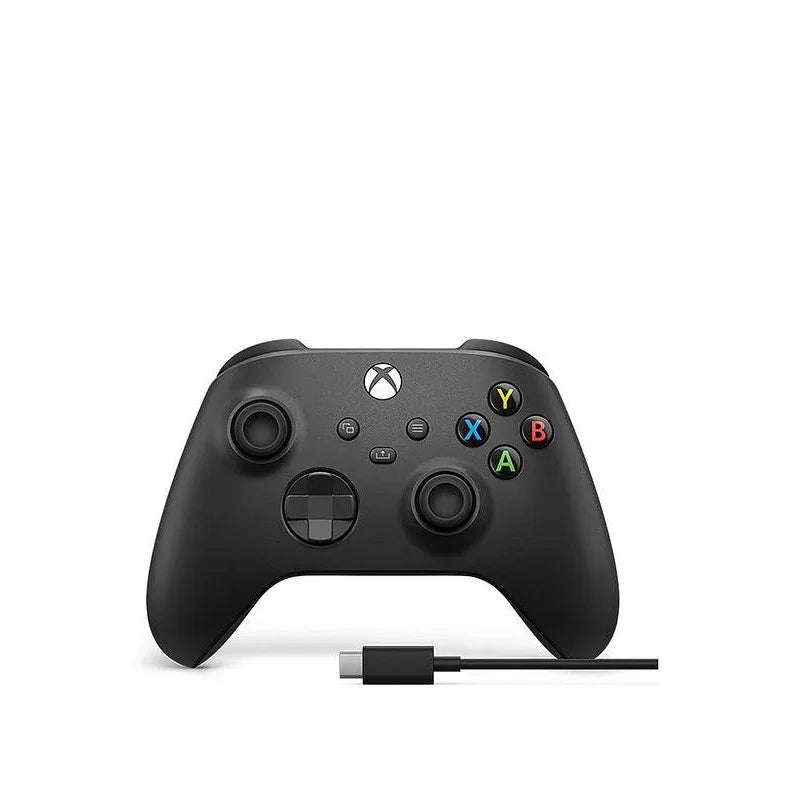 Xbox Wireless Controller Carbon Black for Series X|S, Xbox One, PC with USB-C Cable - Gomix Brands Outlet