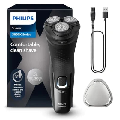 Philips Series 3000X Wet & Dry Electric Shaver with SkinProtect Technology - Gomix Brands Outlet