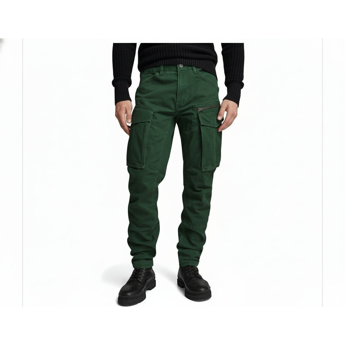 Men's G-Star Raw Rovic Zip 3D Straight Tapered Fit Durable Cargo Pants