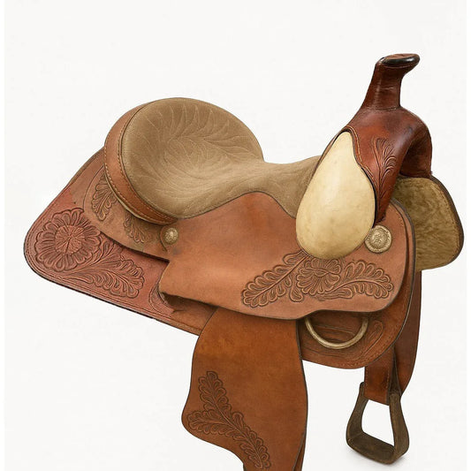 Handcrafted Western Leather Saddle – Premium Horse Riding Gear - Gomix Brands Outlet
