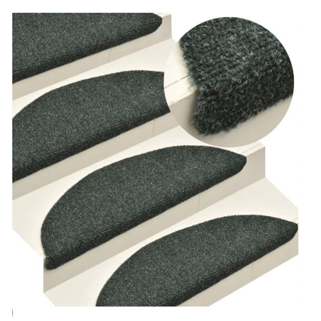 Stair mat, Black-grey, non-slip stair protection mat