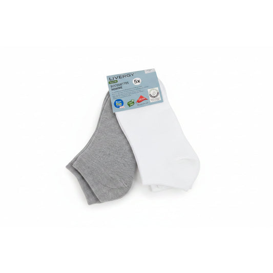 Livergy Socks 5-Pack Comfortable Men's Cotton Footwear