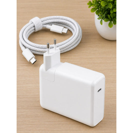 140W USB-C Power Adapter PD – Fast Charging | White