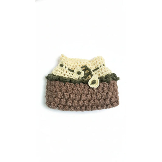 Handmade Crochet Tissue Box Cover – Neutral Earth Tones - Gomix Brands Outlet