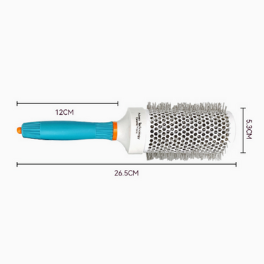 Professional Nano Ceramic Ionic Round Hair Styling Brush for Salon Use