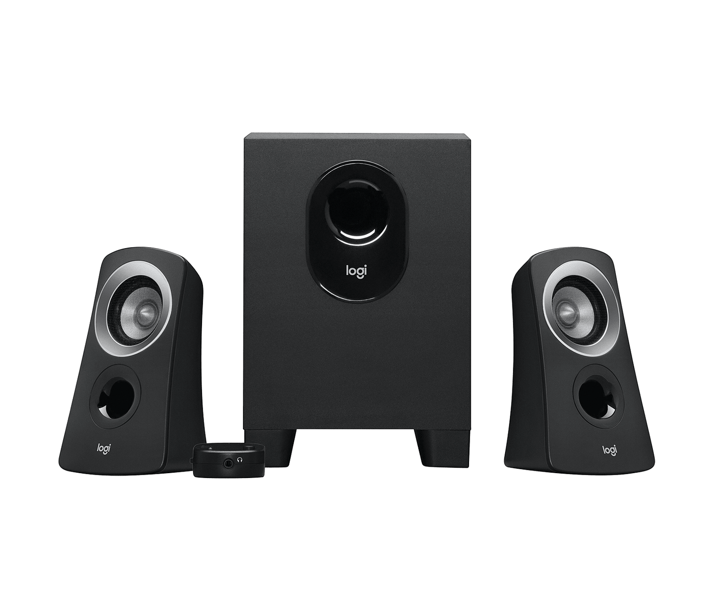 Logitech Z313 2.1 Speaker System: Balanced Rich Sound, Deep Bass Subwoofer