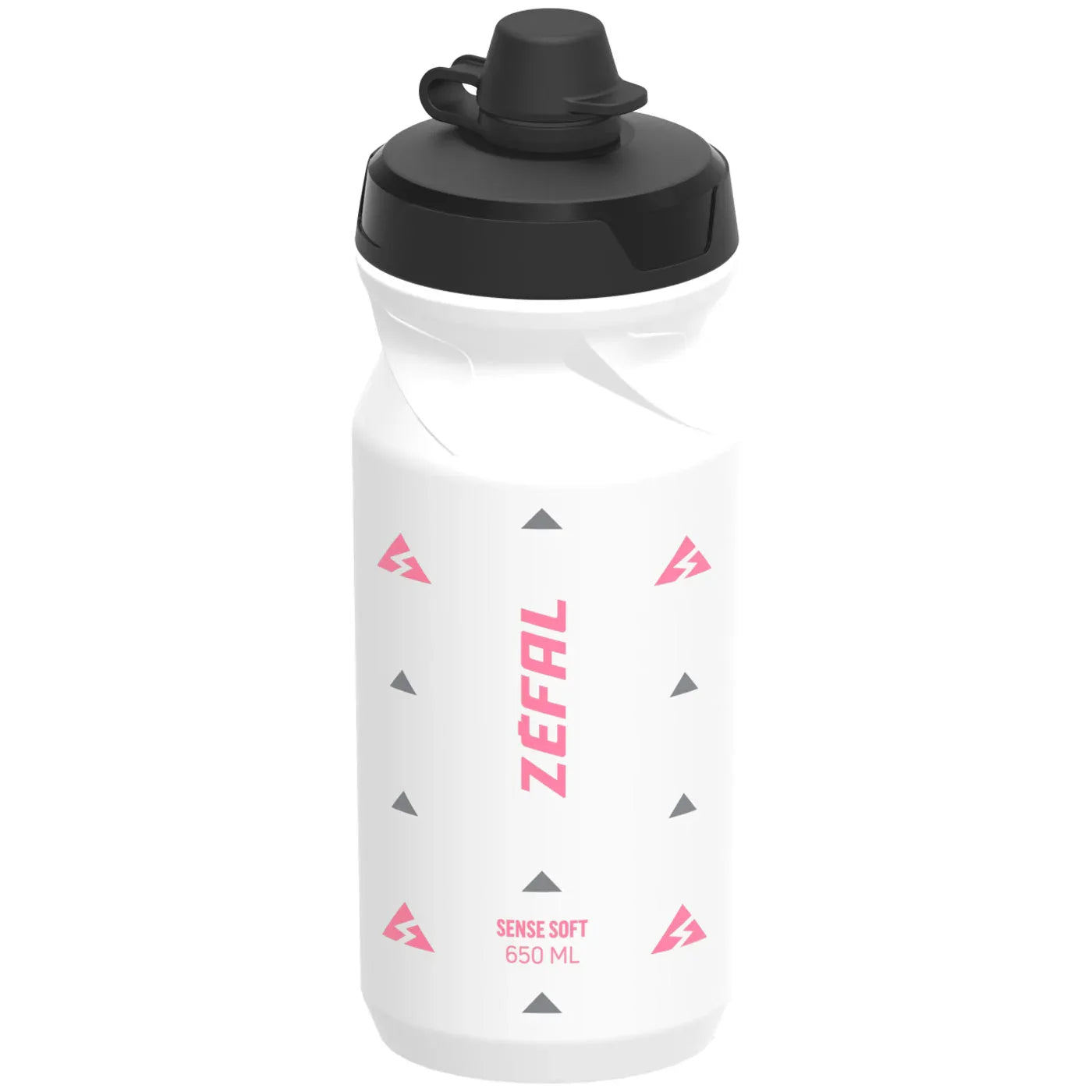 Zefal Sense Soft No Mud 650ml White BPA-Free Sports Bottle - Gomix Brands Outlet