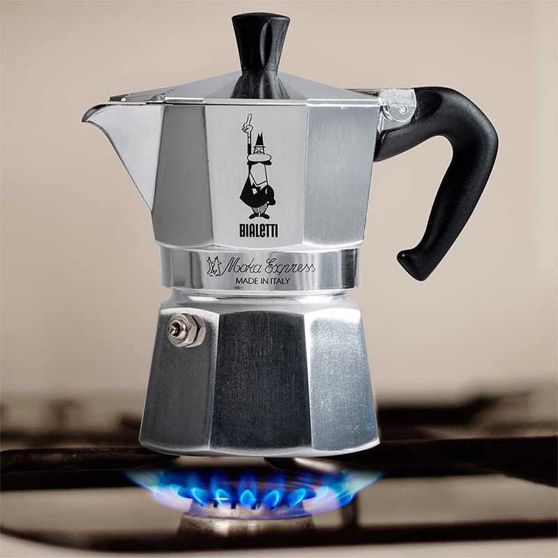 Bialetti 3-Cup Moka Hob Espresso Coffee Maker