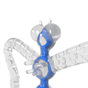 Kunder Dragonfly Silicone Baby Teether Toothbrush for Soothing Gums, Turquoise