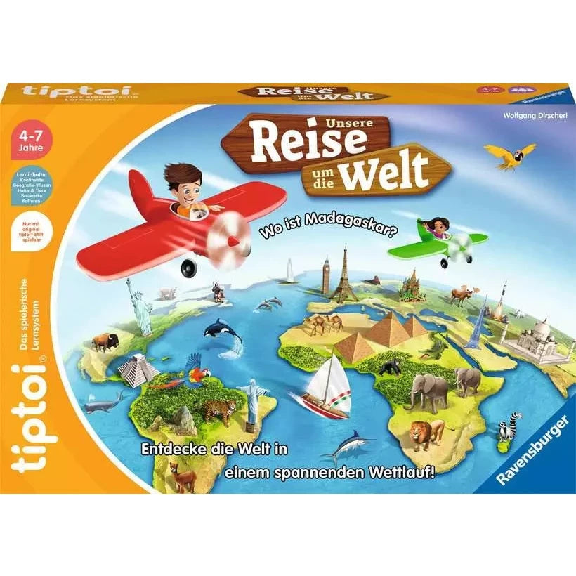 Ravensburger tiptoi Interactive Educational Game: Our Journey Around the World