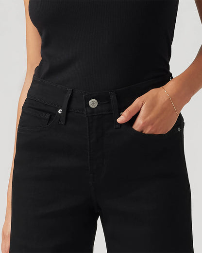 Levi's Women's 318 Shaping Wide Leg Jeans - Comfortable High Stretch Denim