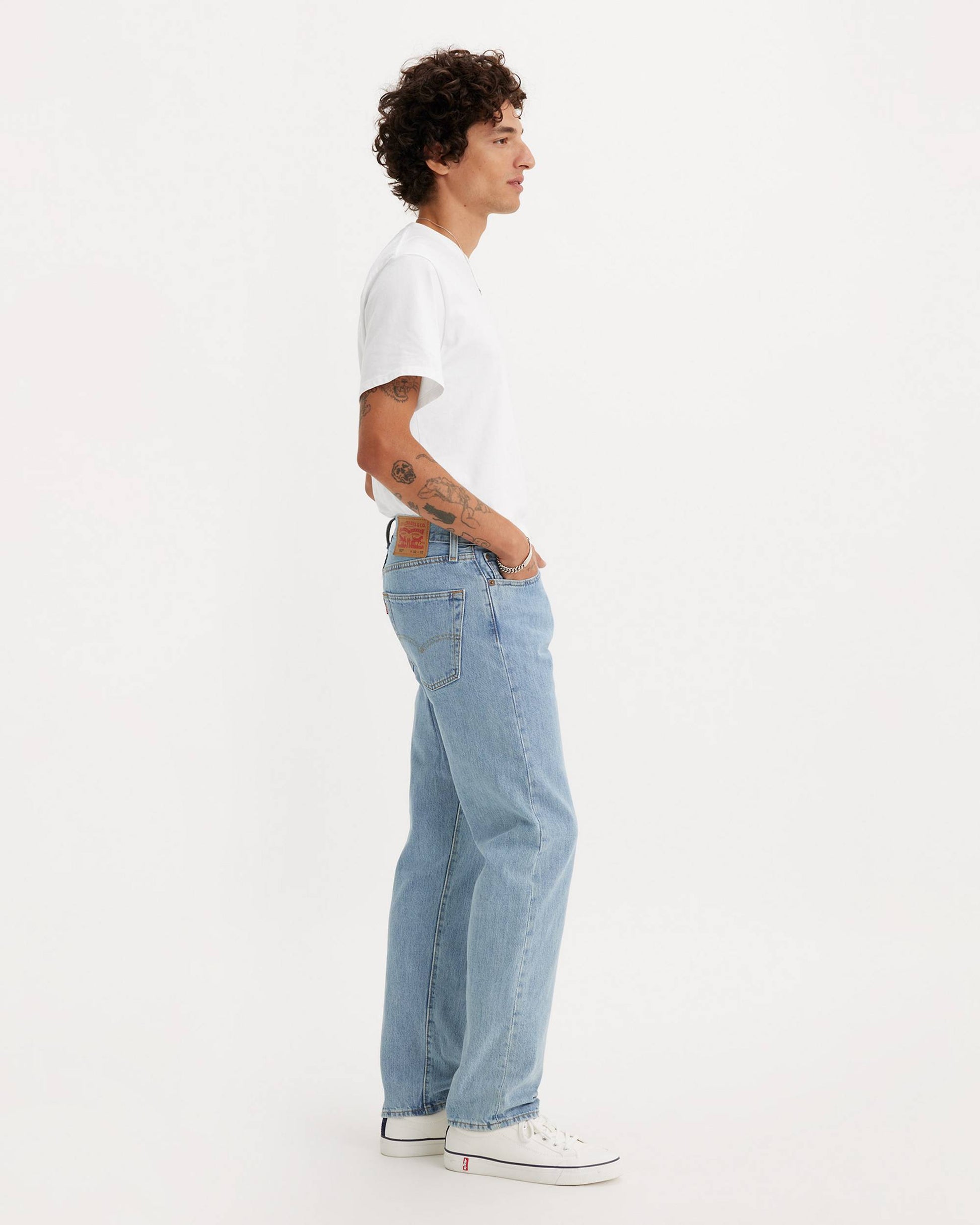 Levi's 501® Original Fit Men's Light Stonewash Non-Stretch Straight Jeans