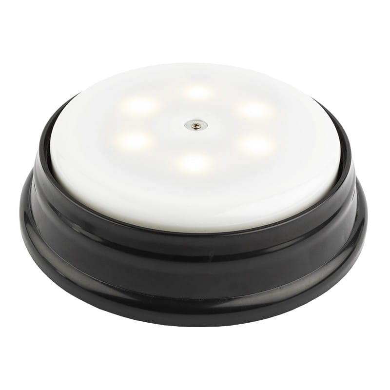 LED Rotating Display Stand Warm White with Timer