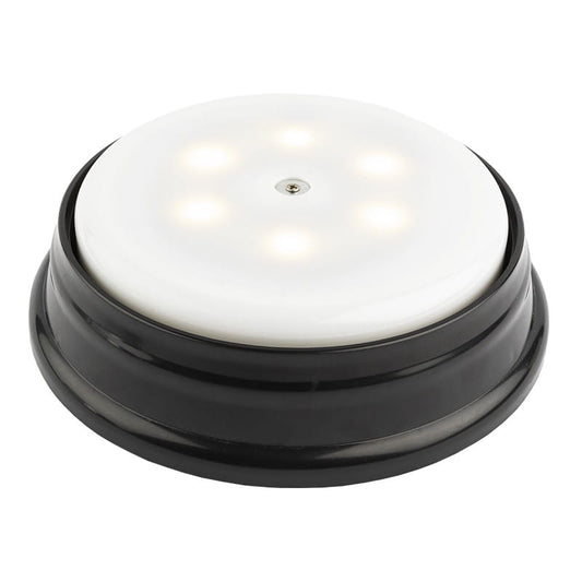 LED Rotating Display Stand Warm White with Timer
