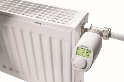 Eqiva Bluetooth Smart Radiator Thermostat White Energy Saving Home