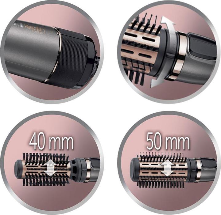 Remington Keratin Protect AS8810 Rotating Hot Air Brush Dryer & Volumizer