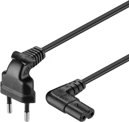 Goobay 97355 Euro Plug to C7 Power Cable 90°