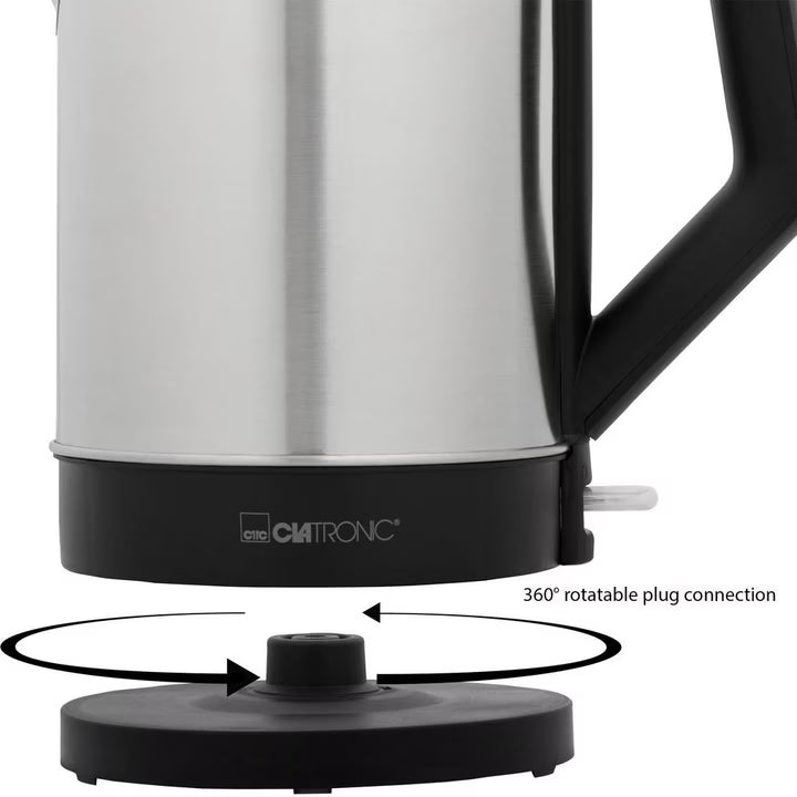 Clatronic Water Kettle WKS 3692 Black Stainless Steel 1.5L