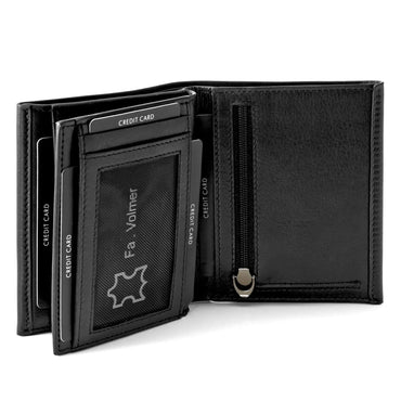 Glendale Genuine Leather Men's Wallet: Vertical RFID Protection, 12 Card Slots
