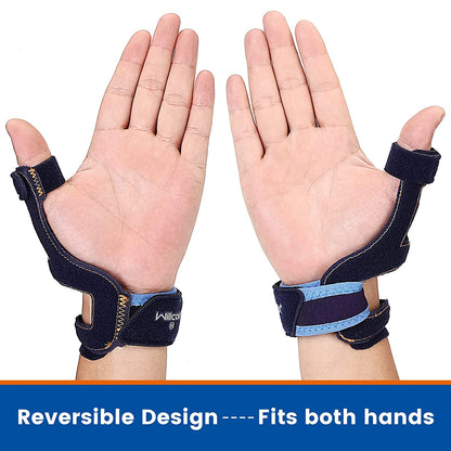 Willcom Reversible Thumb Wrist Spica Splint for Pain Relief Support