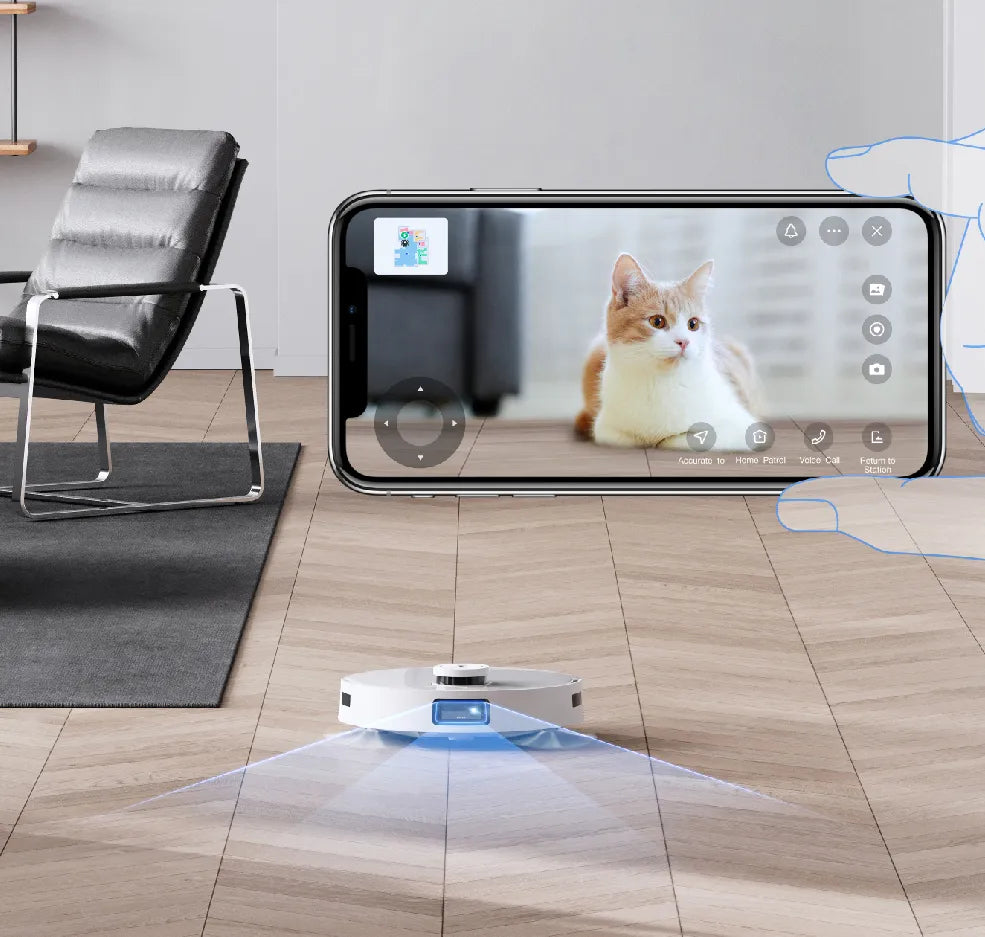 Ecovacs Deebot T10 Smart Robotic Vacuum Cleaner with Mop