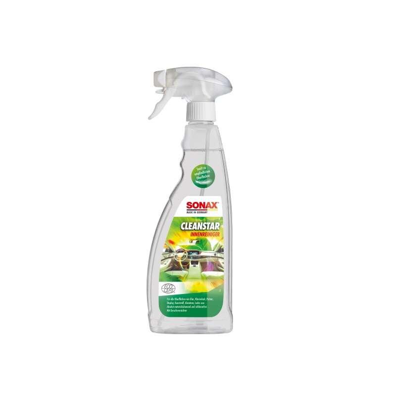 SONAXCleanStar EcoCert Interior Cleaner 500ml – Streak‑Free Car Care
