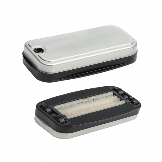 Lacor Premium Stainless Steel Crumb Sweeper - Effortless Tabletop Cleaning Tool