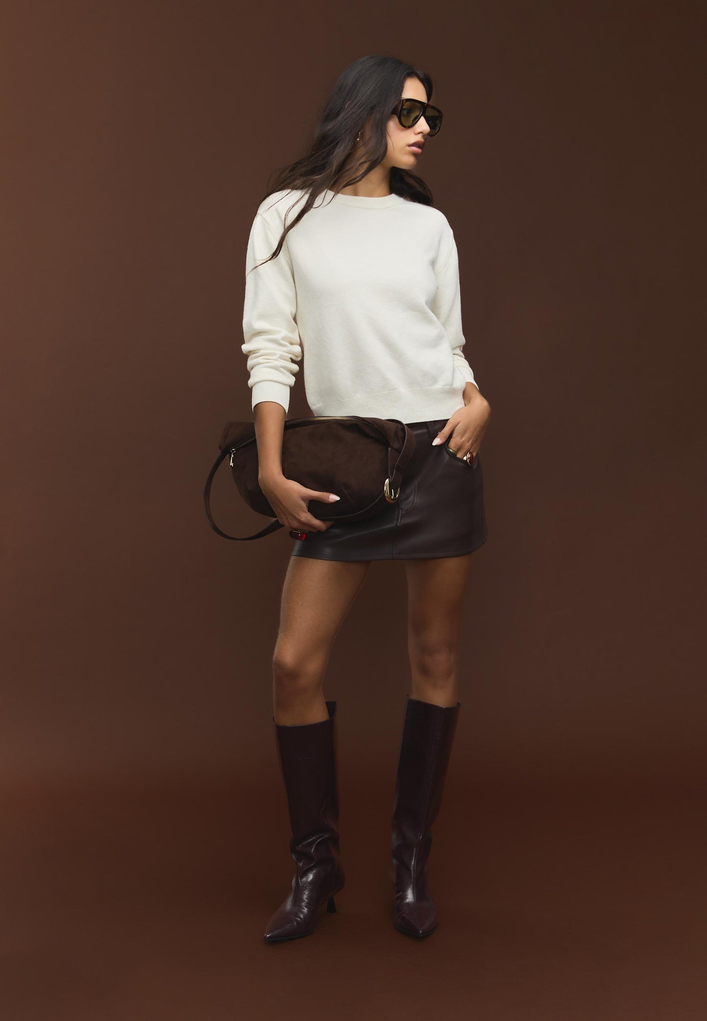 Stradivarius Crewneck Sweater - Soft, Ribbed, Elegant Comfort