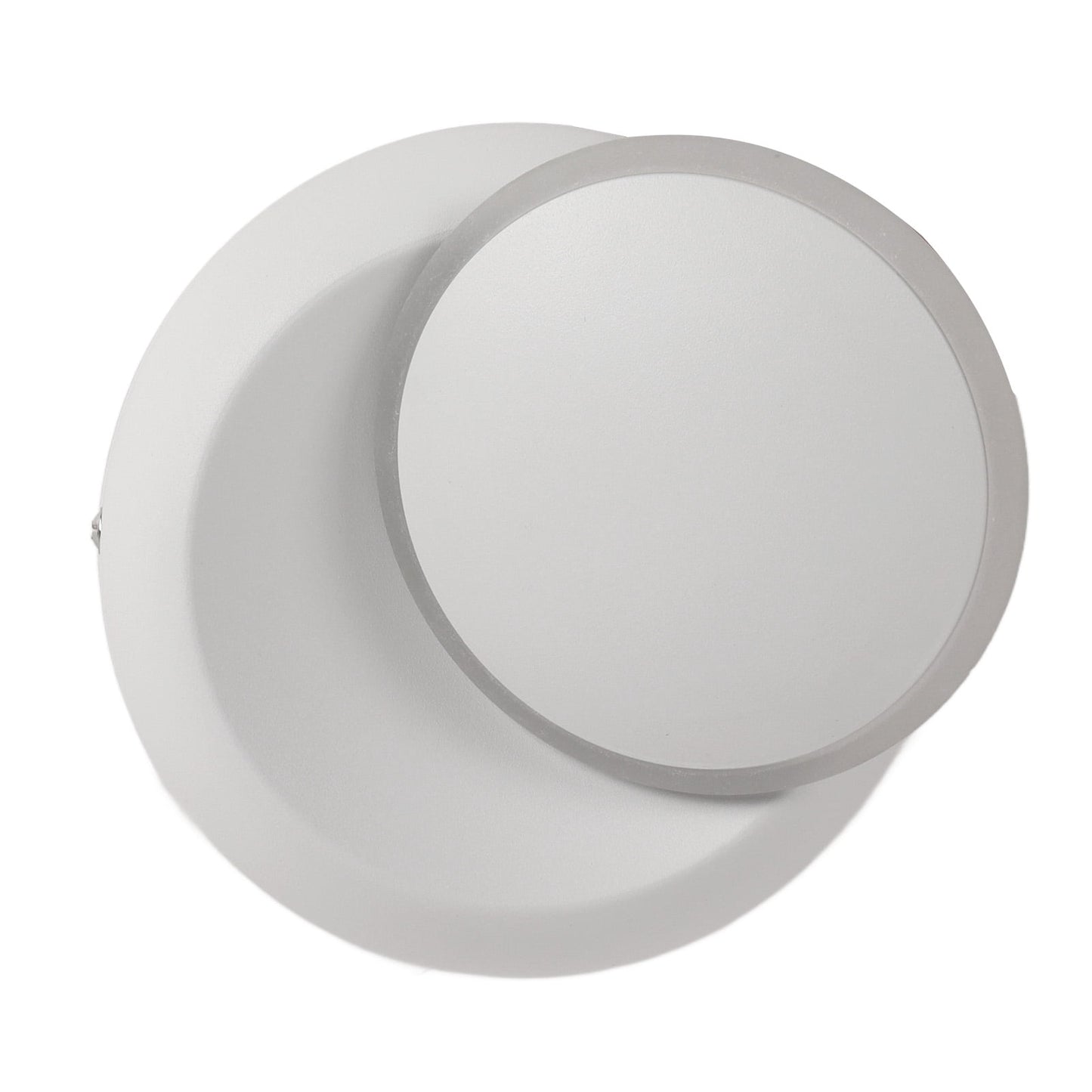 Nordic LED Wall Lamp Rotatable 2700K Warm Light 7W Iron/Aluminum White