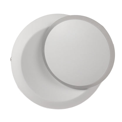 Nordic LED Wall Lamp Rotatable 2700K Warm Light 7W Iron/Aluminum White