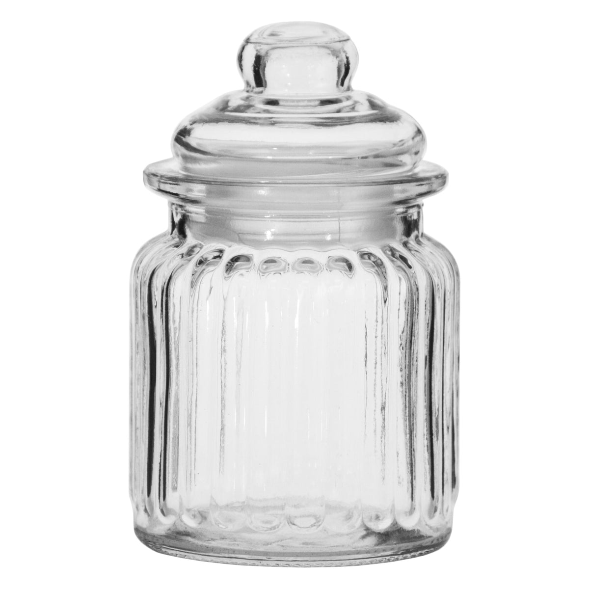 Regent Mini Glass Canisters 4-Pack 300ml