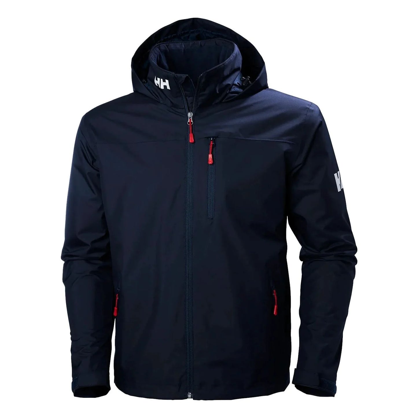 Helly Hansen Crew Hooded Midlayer Sailing Jacket 2.1 - Navy, Weatherproof Comfort