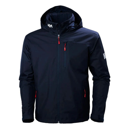 Helly Hansen Crew Hooded Midlayer Sailing Jacket 2.1 - Navy, Weatherproof Comfort